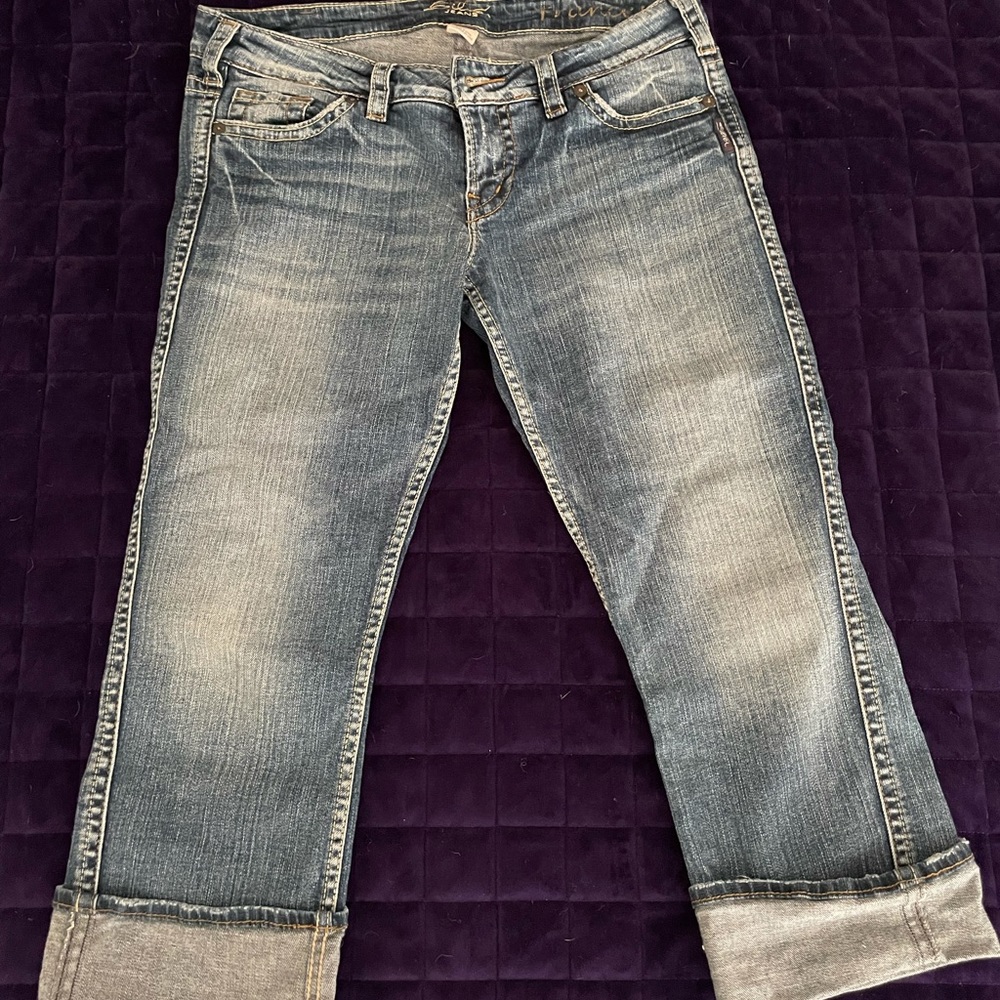 Silver Jeans Frances Crop Size 31